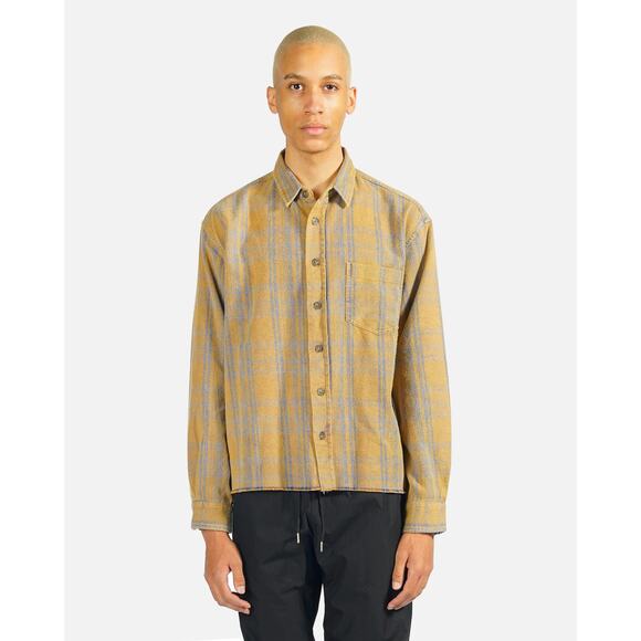 John Elliott Hemi Oversized Shirt in Honey $350 size 3/L - Picture 1 of 12